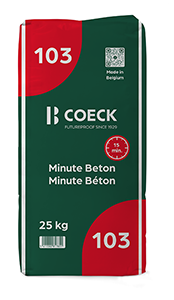 Sac Minute BETON Coeck 25kg PAL 48 Sacs - STOCK LIMITE